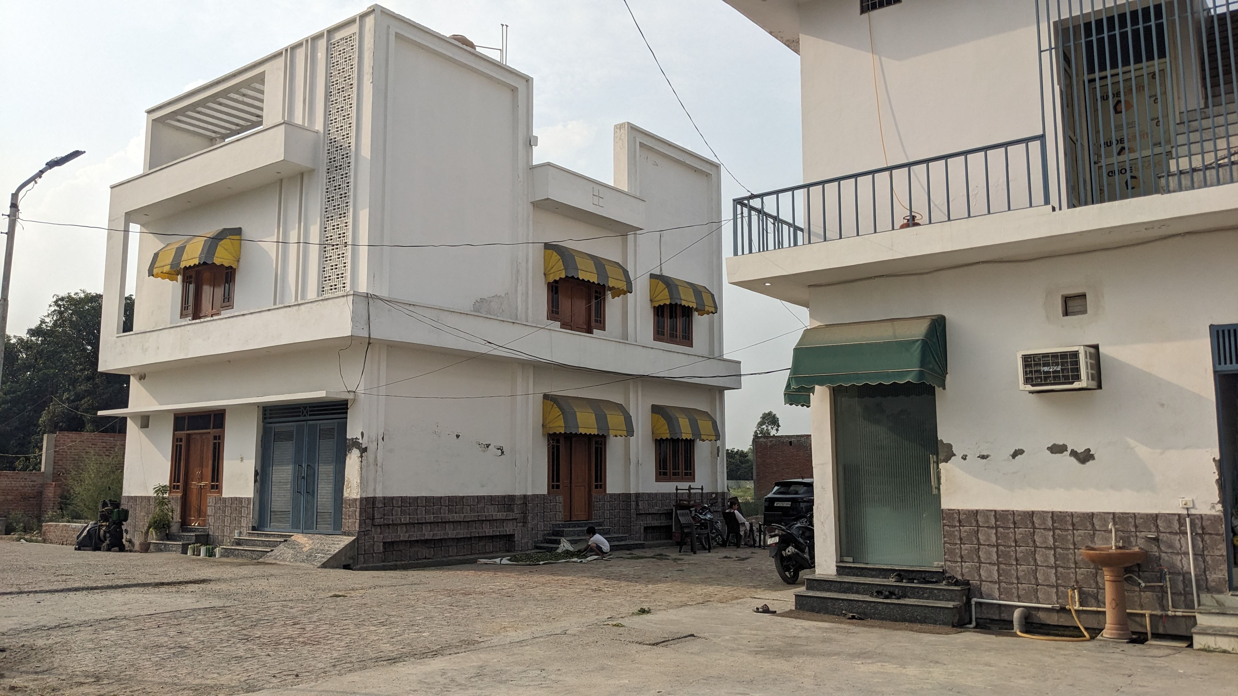 Construction site overview